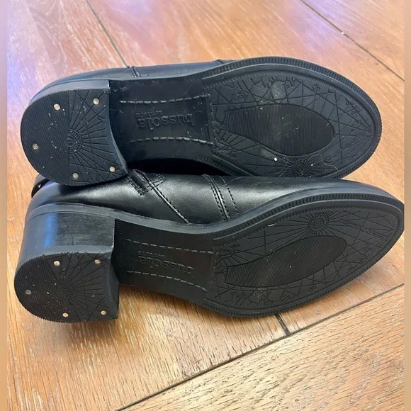 Bussla York Leather Moto Ankle Boots - Picture 6 of 6